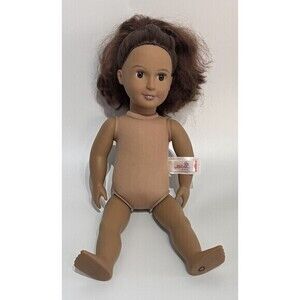 Battat Our Generation Fashion Doll Celeah African American Nude 18” Black Hair &